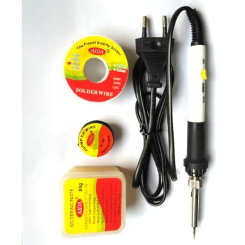 Adjustable Soldering Iron Repairs Tools Bundle - 4 In 1