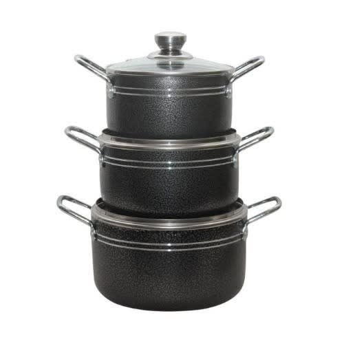 Set of 3 Non Stick Cooking Pot
