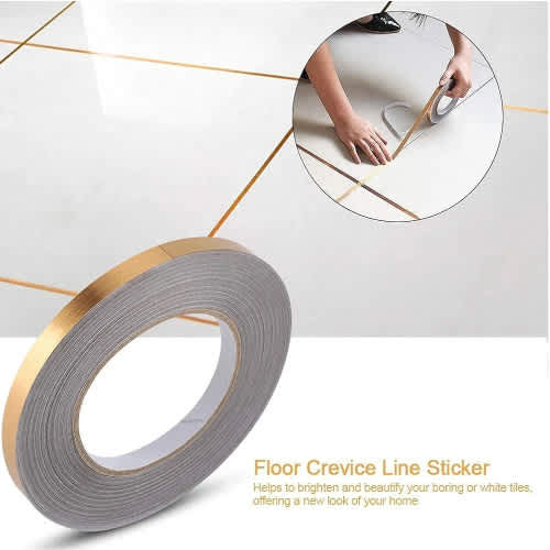 Floor Tiles Ceramic Decorative Tape - Gold