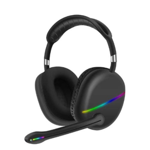 Akz Max15 6d Wireless Bluetooth Headset With Built-in Mic And Rgb Light