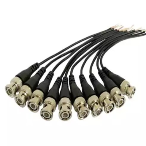 Bnc Connector Male Cable Pigtail Wire Adapter - 10 pieces