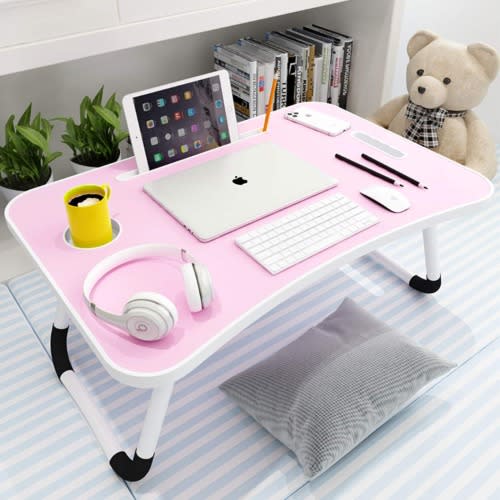Foldable Laptop/Study Table With Cup Holder