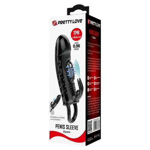 Sloane Vibrating Rabbit Cock Sleeve