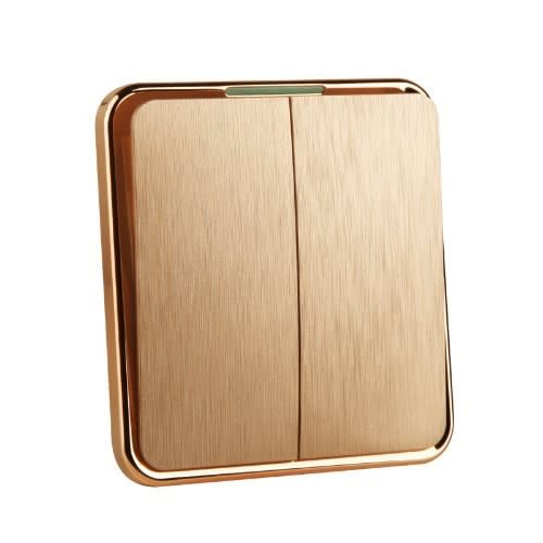 1 Gang 2 Way Wall Switch - Gold