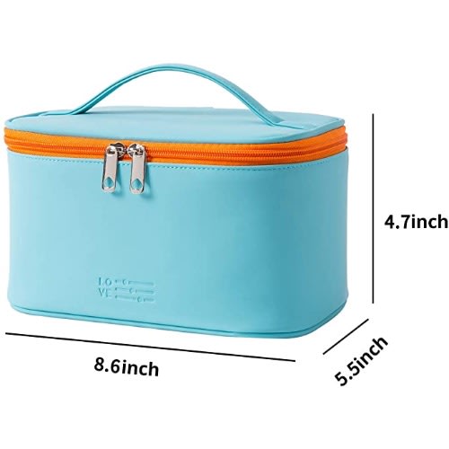 Travel Cosmetic & Makeup Leather Washable Waterproof Bag Organizer Case