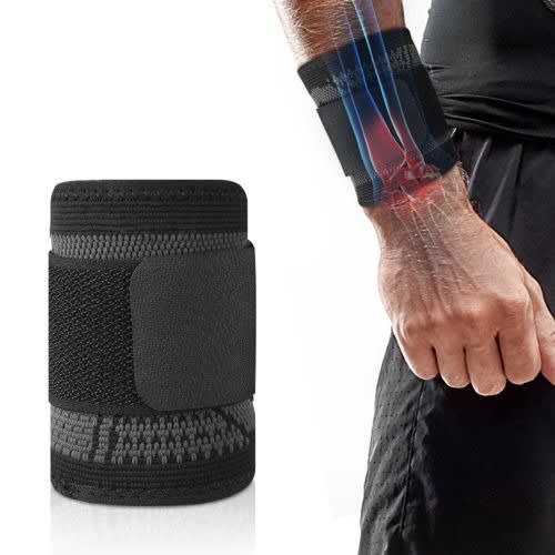 Elastic Sport Wrist Bandage - Black