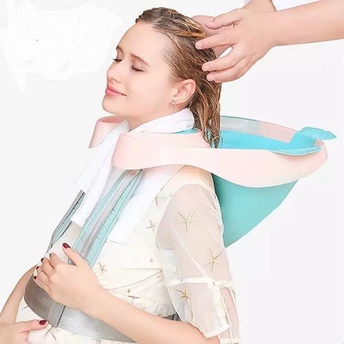 Hair Wash Basin With Towel