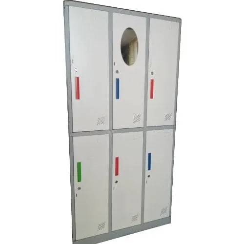 6 Door Metal Locker With Hanger