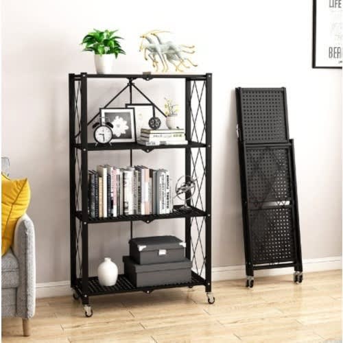 Foldable Storage Rack - 4 Layers