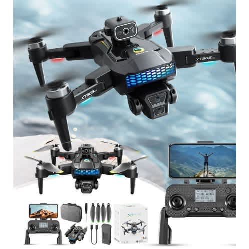 Foldable 4k Hd Flashship Gps Return Obstacle Avoidance Drone Wifi 5g Brushless Powerm - 3d F