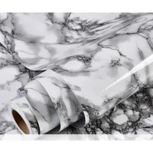 Marble Oil Proof Adhesive Sticker Water And - 60cm X 5cm