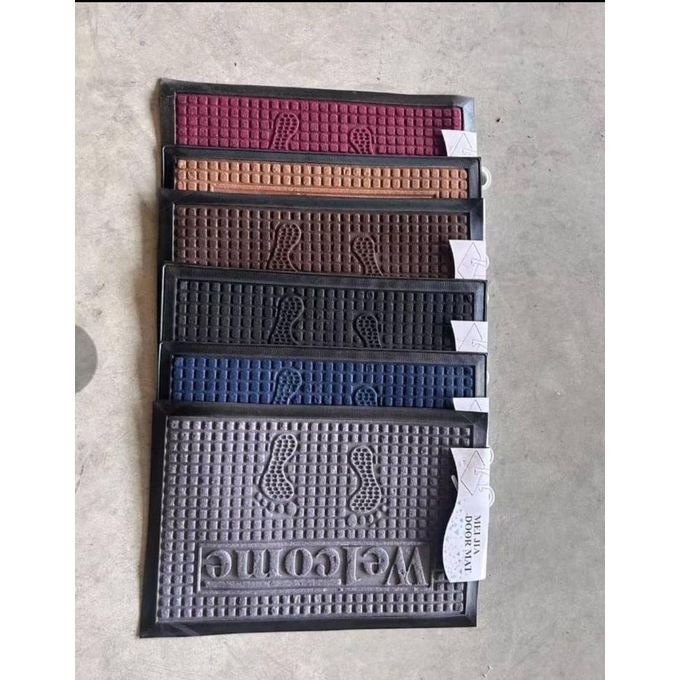 Welcome Entry Smart Rubber Door Footmat