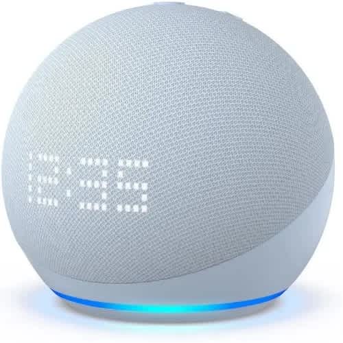 Echo Dot 5th Gen Smart Speaker With Alexa & Clock