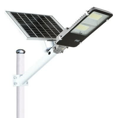 Solar Outdoor Industrial Street Light With Poles And Screw - 200w