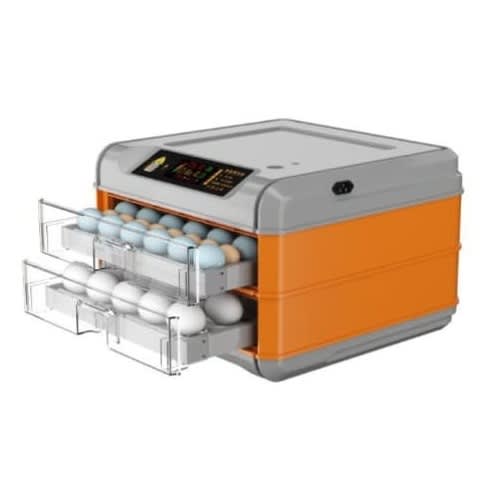 Egg Incubator -105W - 64pcs -12V/220V Yellow