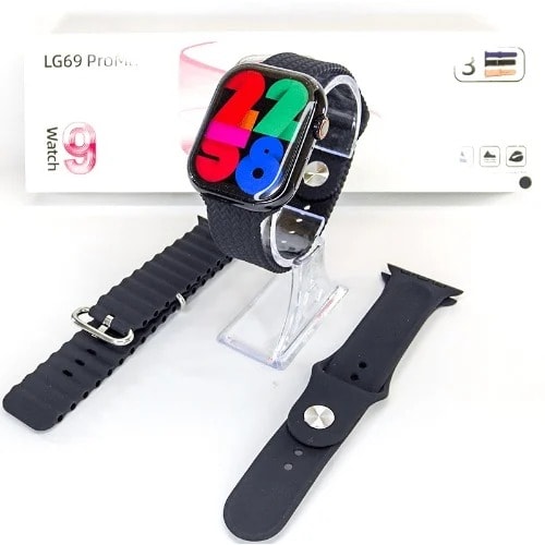 LG69 Pro Max Smartwatch Series 9 - Black