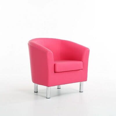 Single Seaters Sofa Bucket Chair - Pink Armchair
