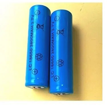 Rechargeable Lithium-ion Battery 18650 - 3800mah - 3.7v - 2pcs