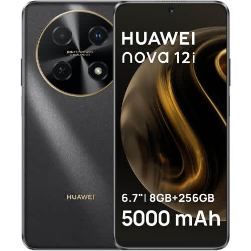 nova 12i - 6.7" - 256GB ROM - 8GB RAM - 4G LTE - Dual SIM - 108MP - Fingerprint - 5000mAh - Black