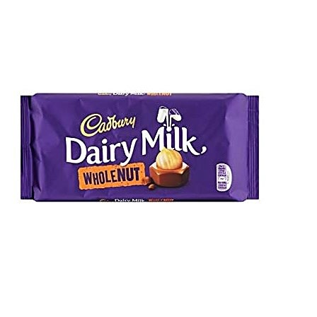 Dairy Milk Wholenut Chocolate - 16 Pieces