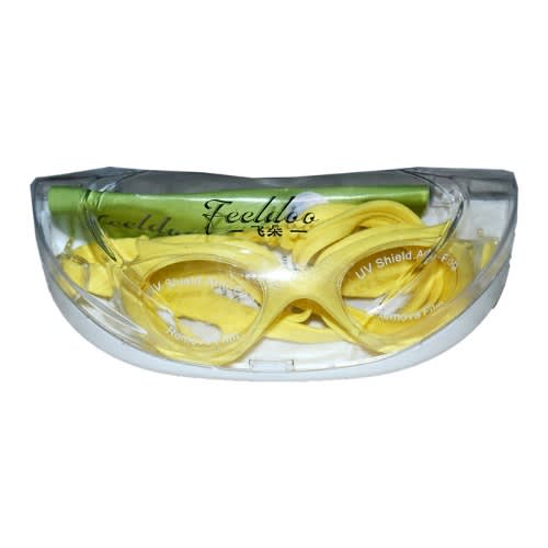Kids Swim Google With Ear Plug- Yellow