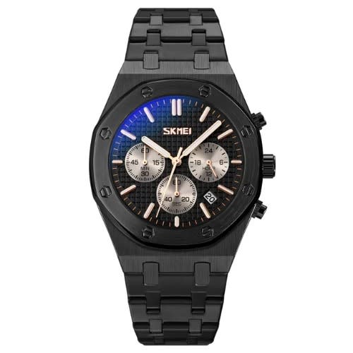 Unique Bracelet Strap Men's Wrist Watch Black