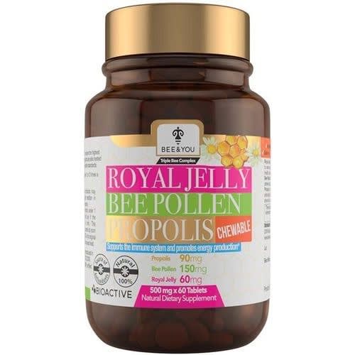 Royal Jelly + Propolis + Bee Pollen Chewable Tablets/100ml