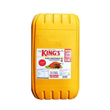 Devon King's Pure Vegetable Oil - 25 Litres