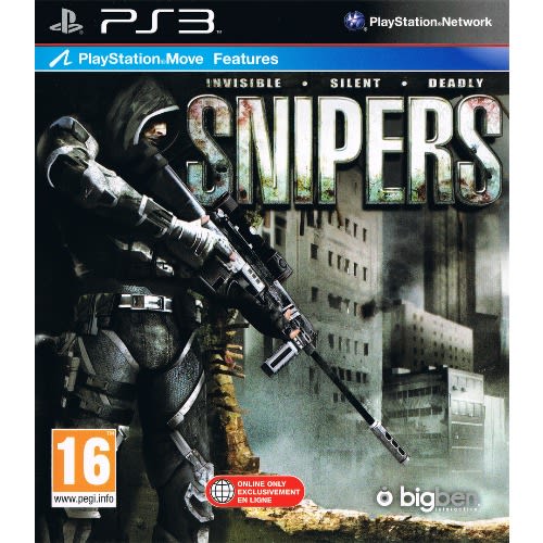 Snipers Invisible Silent Deadly - Playstation 3