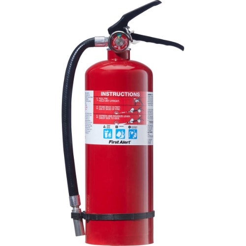 Rechargeable Heavy Duty Professional Grade Fire Extinguisher - 5 Lbs