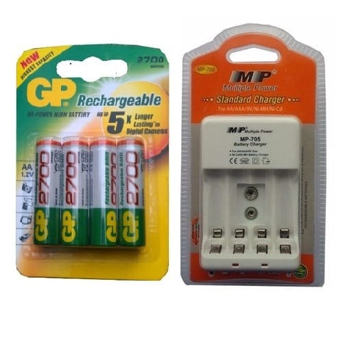 GP Battery & Charger