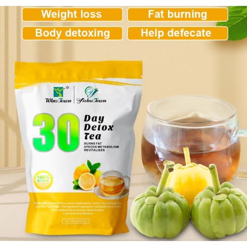 30 Day Detox Tea - Herbal Tea For Detoxification Belly Fat And Body - Lemon Flavour