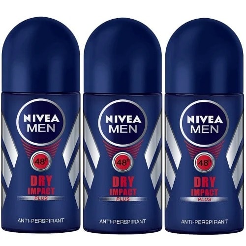 Dry Impact Roll-on For Men - 48h- 50ml - Pack Of 3