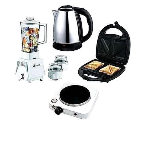Electric Kettle, Toaster, Blender And Hotplate-blender + Single Face Cooker + Electric Jug
