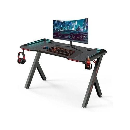 Executive Gaming Desk With Led Light