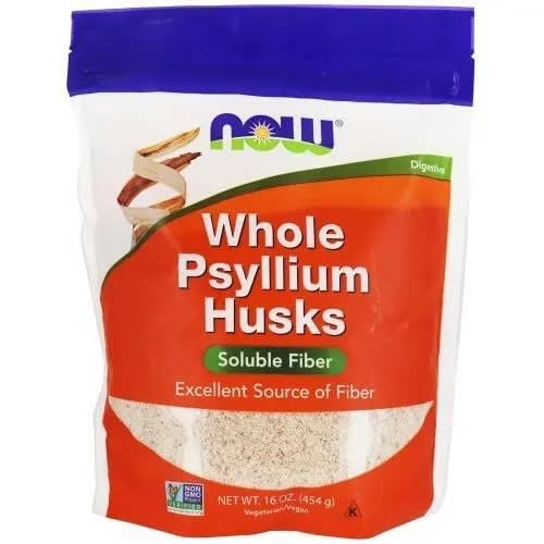 Now - Whole Psyllium Husks - 16 Oz