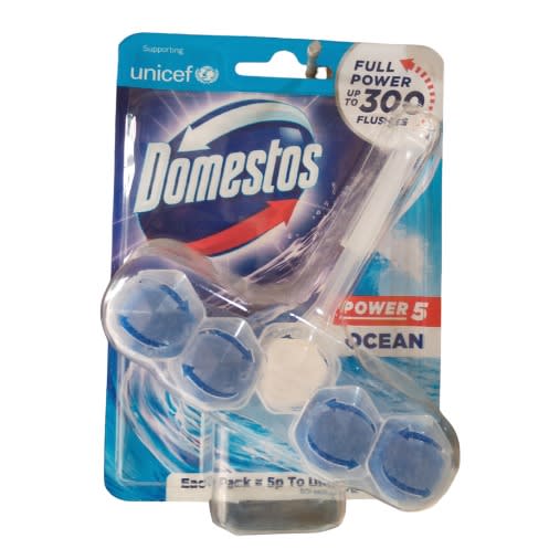 5 - In - 1 Domestos Toilet Blocks  -  55g