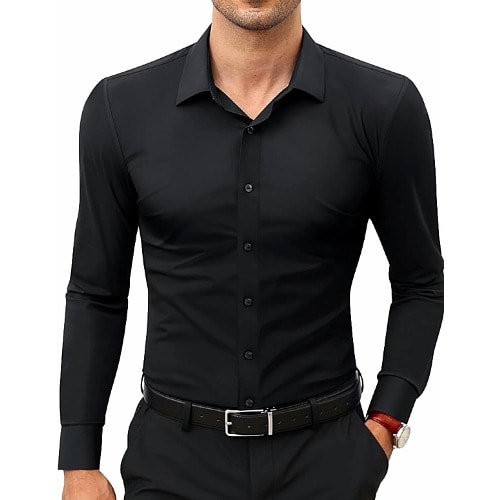 Men's Dress Shirt - Black