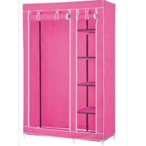Mobile Wardrobe Closet With Wheels - 6 By 6 Feet