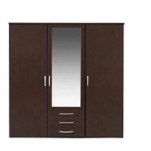 Mirrored Wardrobe - 3 Door - 3 Drawer