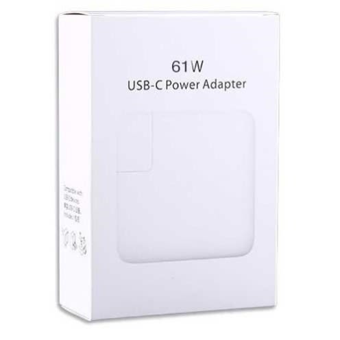 USB-C Power Adapter For Macbook Pro 13" - 61w - White