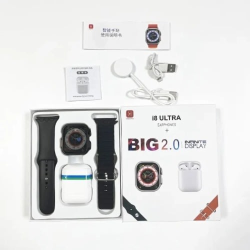 I8 Ultra Combo Smart Watch Bigger Screen 2.0