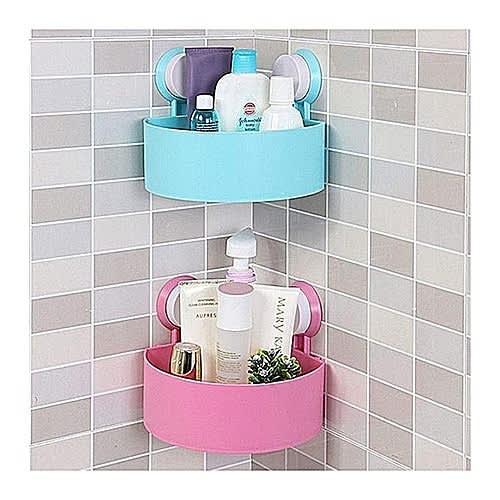 2 In 1 Triangular Bathroom Shelf