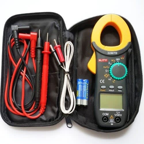 Digital Clamp Voltage Multimeter - 3999 Counts Diode Data Hold