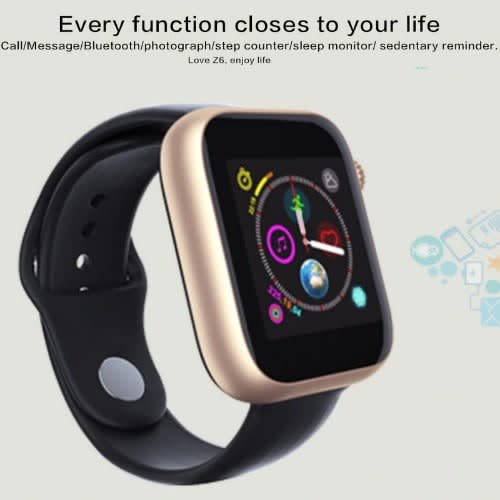 Z6 Bluetooth 3.5 Smartwatch Gold