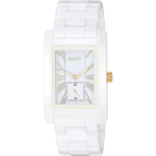 Men's Milana Watch With Ceramic Strap, White.