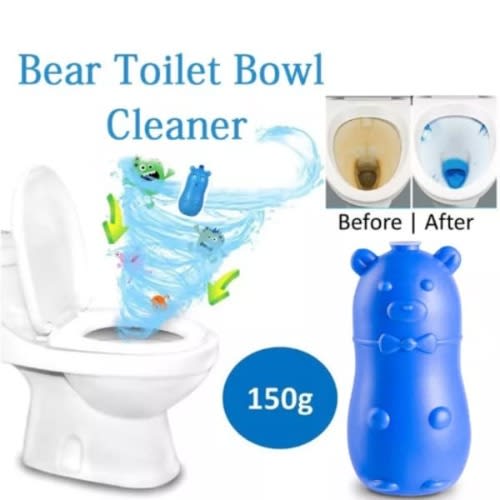 Bear Toilet Bowl Flush Aromatic Cleaning Liquid Agent - 150g - 2pcs