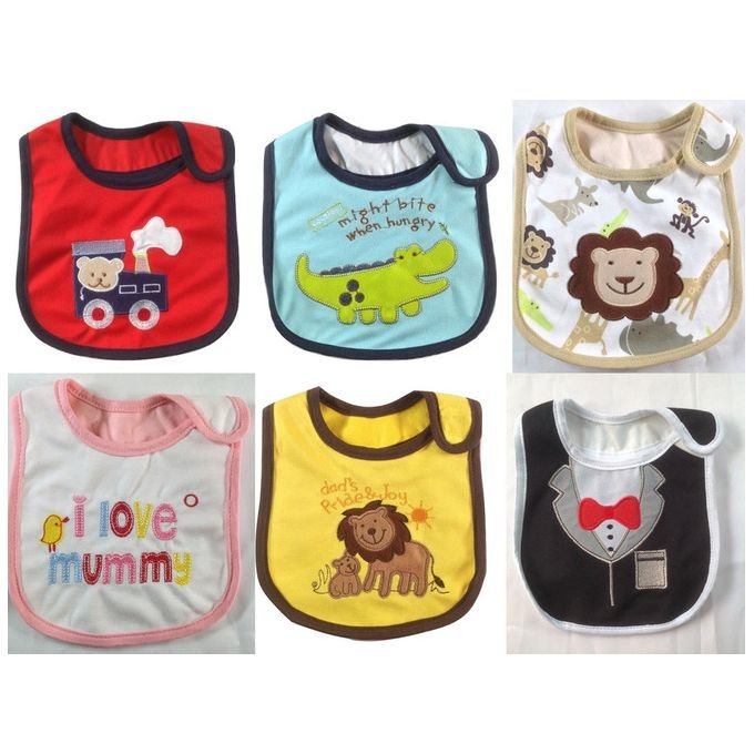 Baby Mixed Bib Set Of 6