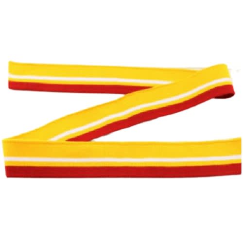 Ribbed Knit Jersey Cuff For Polo T-shirt - Yellow - 1 pair