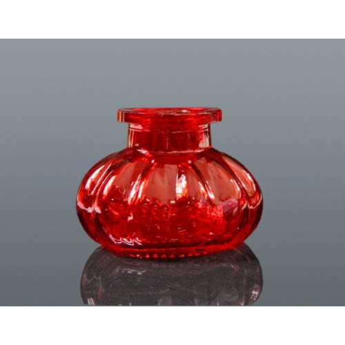 Hookah Glass Vase-Red